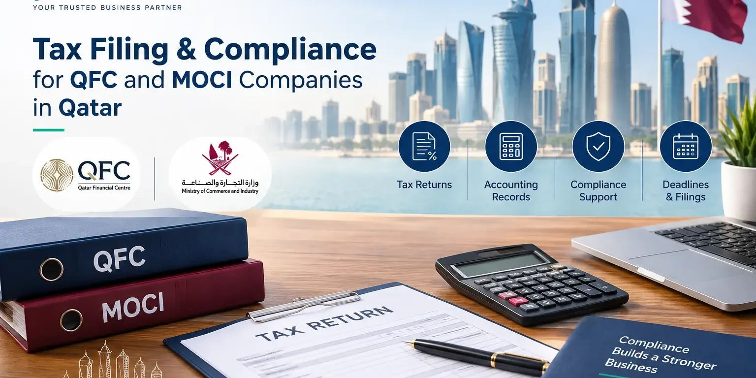 QFC & MOCI Tax Filing and Compliance in Qatar