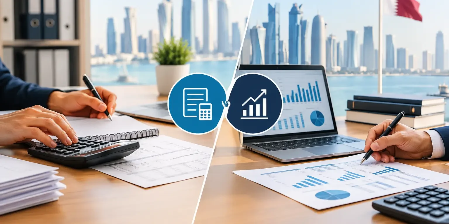 Bookkeeping vs Accounting in Qatar Bookkeeping vs Accounting in Qatar