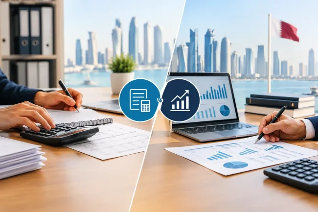 Bookkeeping vs Accounting in Qatar Bookkeeping vs Accounting in Qatar