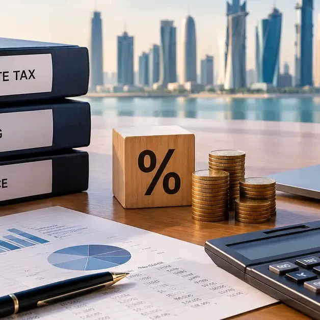 Taxation in Qatar guide for businesses; Dhareeba tax portal filing steps; Qatar corporate tax rate table